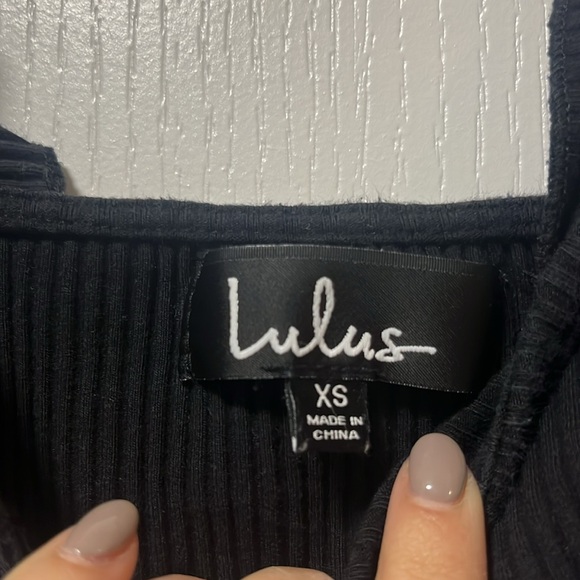 Lulus black bodysuit - Picture 4 of 5